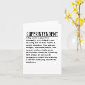 Carte Surintendant (Fleur jaune)