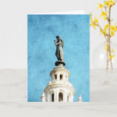 Carte Surplombant la Plaza (Fleur jaune)