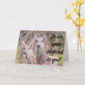 CARTE SURPRIS ? NOUS LE SOMMES ! VOUS ÊTES ***40*** (Fleur jaune)