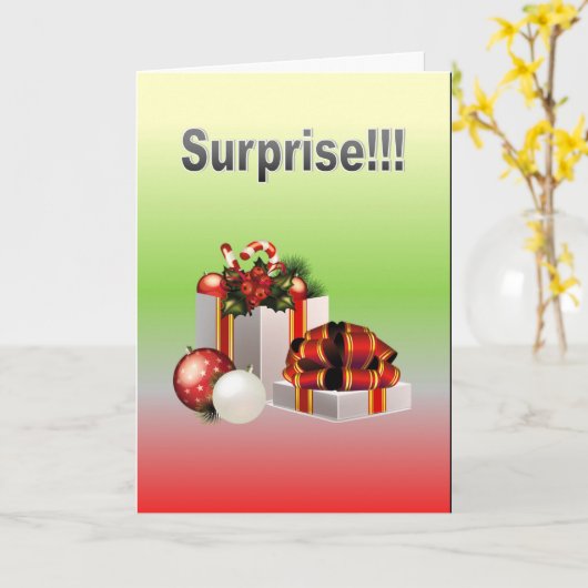 Carte Surprise ! ! ! (Fleur jaune)