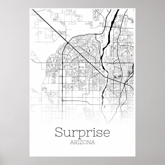 Carte Surprise - Arizona - Poster de carte de vill (Devant)