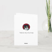 Carte SURPRISE D'anniversaire de Chat ! (Dos)