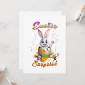 Carte Surprise de Pâques (Devant/Arrière en situation)