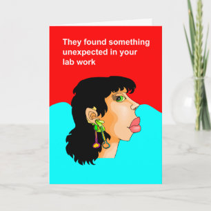 Carte surprise de travail en laboratoire