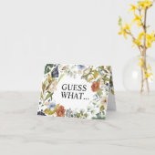 Carte Surprise Grand-parents d'être Floral (Fleur jaune)