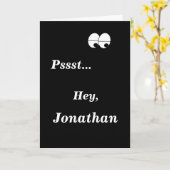 Carte Surprise Party Funny Anniversaire Salutation (Fleur jaune)