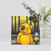 Carte Surreal Cyborg Parody Ours Ourson (Debout devant)