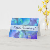 Carte Surreal Fractal Abstract Design Anniversaire (Fleur jaune)