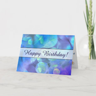 Carte Surreal Fractal Abstract Design Anniversaire