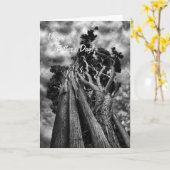 Carte Surreal Trees Fête des pères art - Speedster! (Fleur jaune)