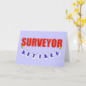 CARTE SURVEILLANT RETRAITÉ (Fleur jaune)