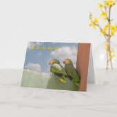 Carte Surveillez Anniversaire (Fleur jaune)