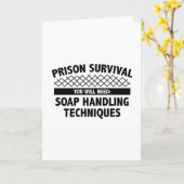 Carte Survie en prison (Fleur jaune)