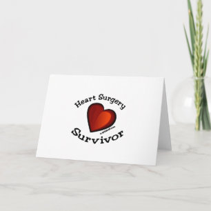 Carte Survivant de chirurgie cardiaque