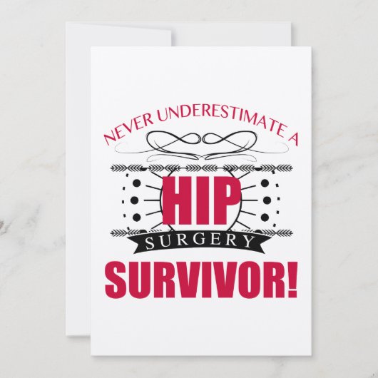 Carte Survivant de la chirurgie hanche (Devant)