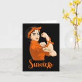 Carte Survivant de la leucémie 1 (Fleur jaune)