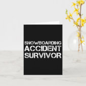 Carte Survivant de l'accident de snowboard (Fleur jaune)