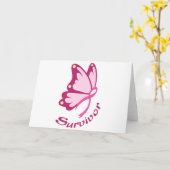 Carte Survivant du cancer (Fleur jaune)