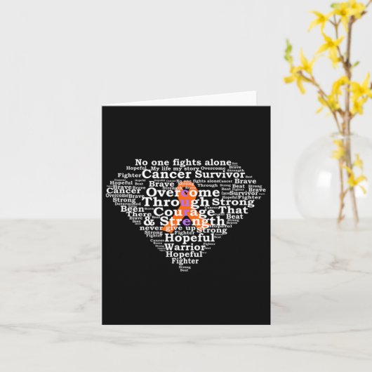 Carte Survivant Superhero (Fleur jaune)