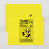 Carte Survivre À La Ménopause (Devant / Derrière)