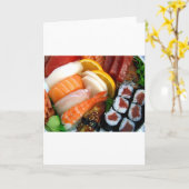 Carte Sushi (Fleur jaune)