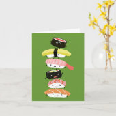 Carte Sushi Stack - La joyeuse tour des amis du Sushi (Fleur jaune)