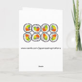 Carte Sushi Sushi (Dos)