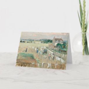Carte Suspendre la blanchisserie à sec Berthe Morisot