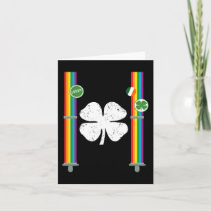 Carte Suspentes arc-en-ciel de la Saint-Patrick Clover G