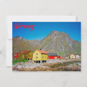 Carte Svolvaer, Norvège