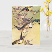 Carte Swallows (Fleur jaune)