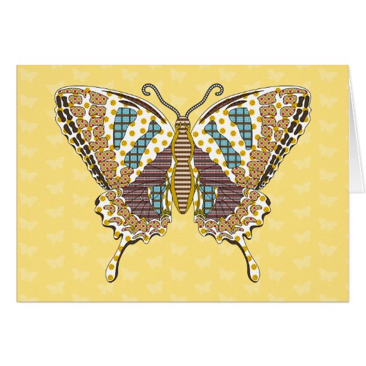 Carte Swallowtail Aztec (Devant Horizontal)