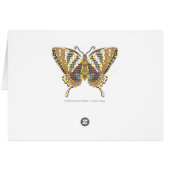 Carte Swallowtail Aztec (Dos Horizontal)