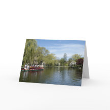 Swan Boat on Water, Boston MA