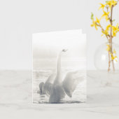 Carte Swan Wildlife (Fleur jaune)