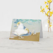 CARTE SWANS (Fleur jaune)