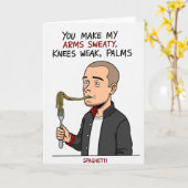 Carte Sweaty Palms Spaghetti Card (Fleur jaune)