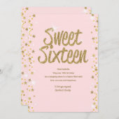 Carte Sweet 16 (Devant / Derrière)