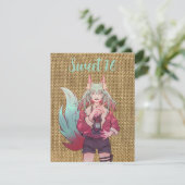 Carte Sweet 16 Anime VTuber (Debout devant)