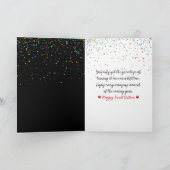 Carte Sweet 16 Ballons et Confetti (Intérieur)