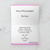 Carte Sweet 16 Personnaliser d'invitation fête d'anniver (Intérieur)