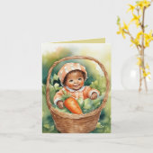 Carte Sweet as a Carrot : premier anniversaire Bash (Fleur jaune)