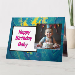 Carte Sweet Baby Birthday Card - Téléchargement instanta