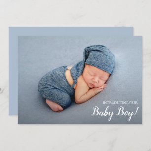Carte Sweet Baby Boy Photo Annonces de naissance