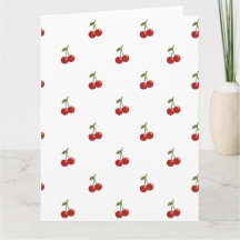 🍒 Sweet Cherry Minimal Elegant Tissue Paper