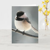 Carte Sweet Chickadee (Fleur jaune)