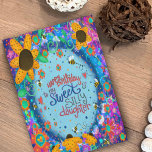 Carte Sweet Daughter Anniversaire Fun Floral tendance<br><div class="desc">Fêtez votre fille avec cette carte Fun tendance Floral! Les jolies couleurs et les beaux dessins floraux contribueront à rendre son anniversaire spécial. Pour en savoir plus sur mon oeuvre d'inspiration quotidienne,  consultez Inspirivity sur Facebook ou Instagram.</div>