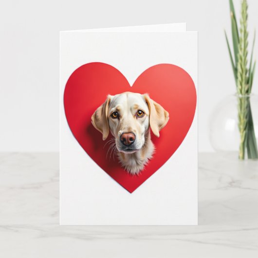 Carte Sweet Dog Heart Card (Devant)