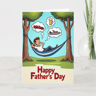 Carte Sweet Fathers Day Hammock Card