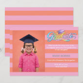 Carte Sweet Graduate Announcement  (Devant / Derrière)